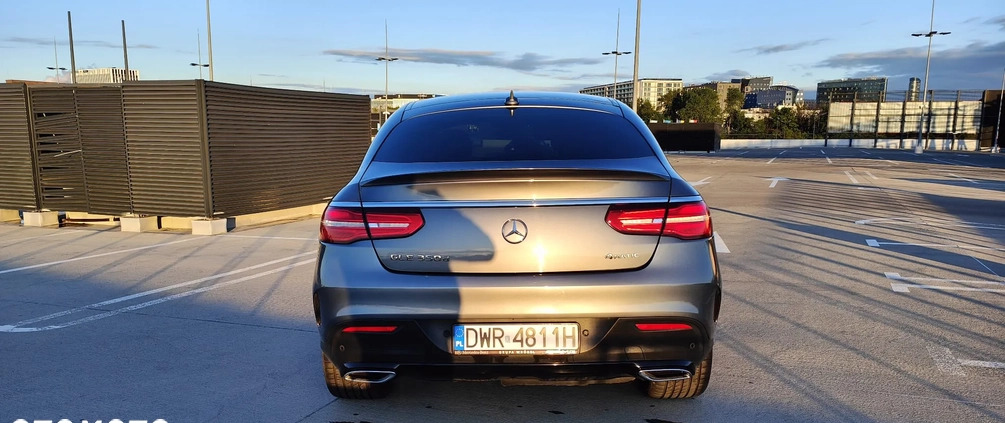 Mercedes-Benz GLE cena 219000 przebieg: 99000, rok produkcji 2017 z Wrocław małe 211